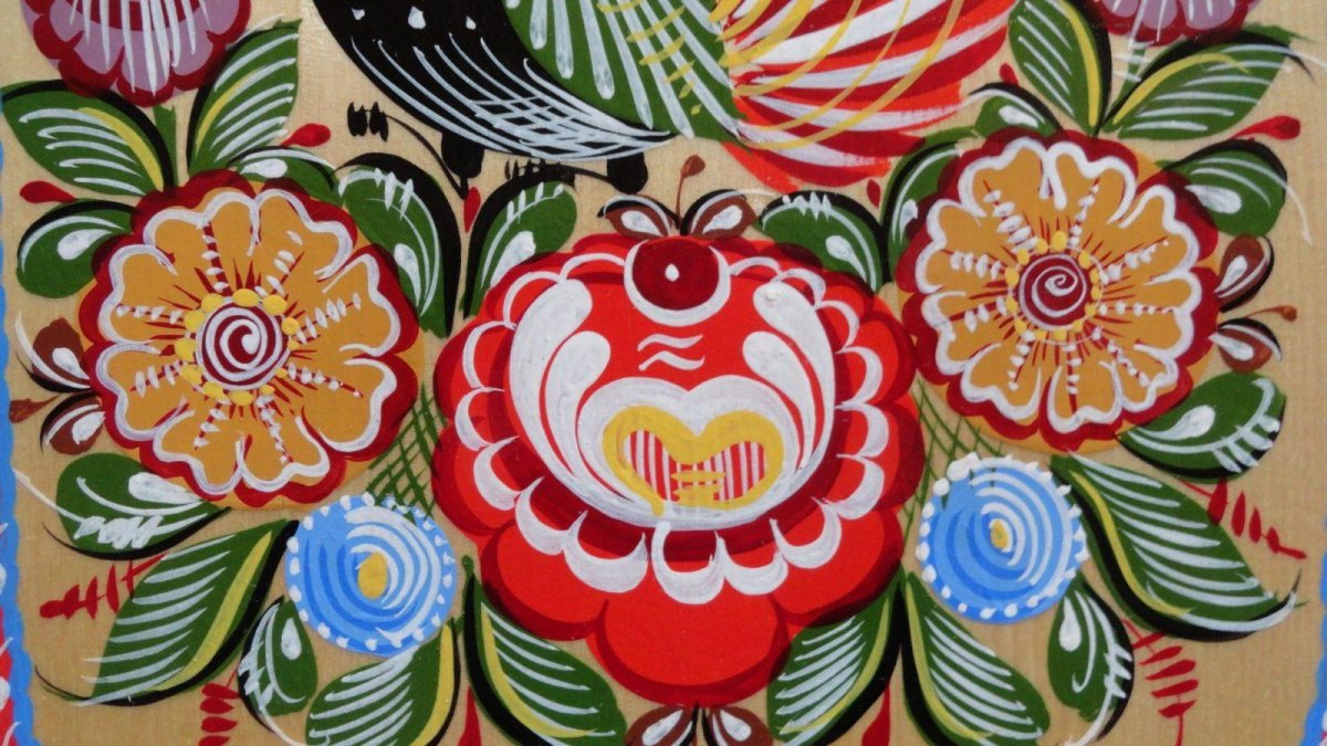 Городецкая роспись