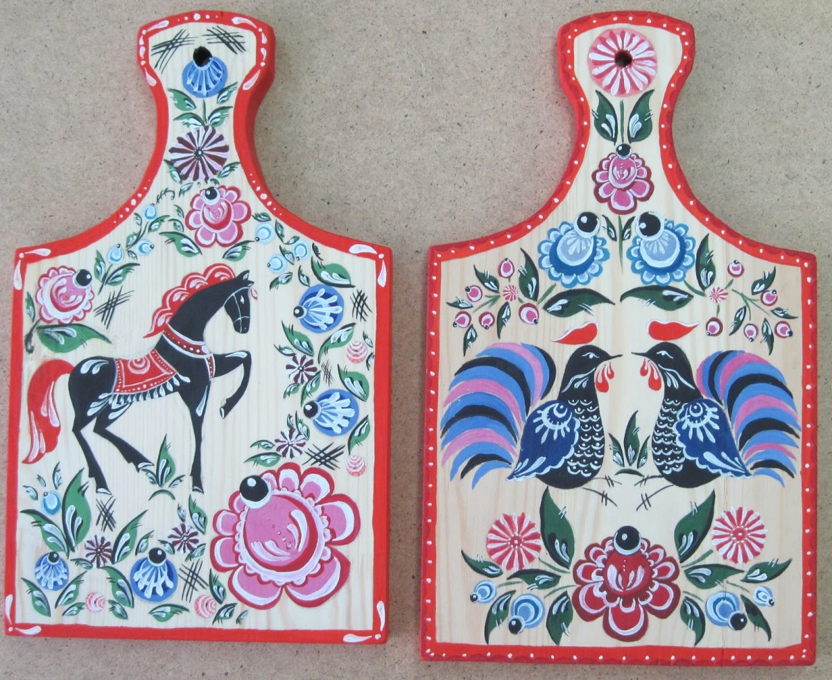 Городецкая роспись