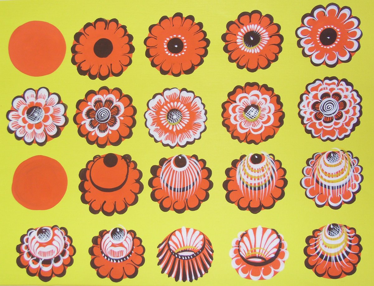 Городецкая роспись элементы росписи