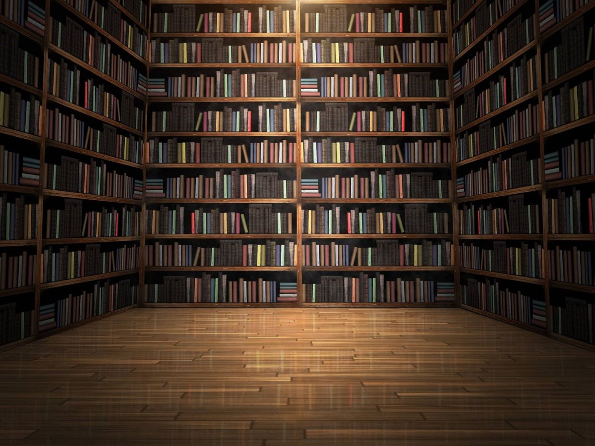 Фон стеллажи с книгами