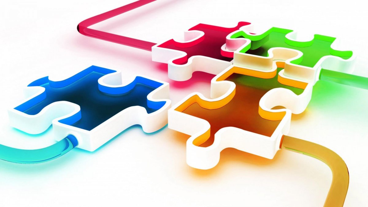 Логотип в виде пазла