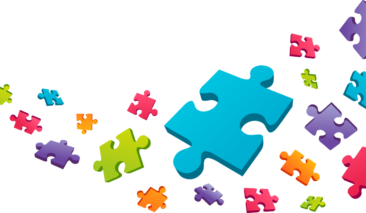 Пазлы цветные