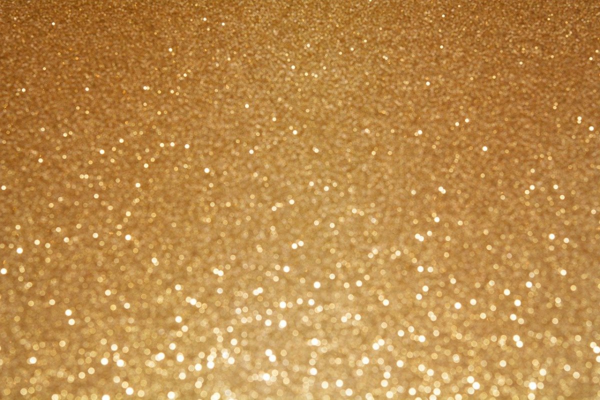 Глиттер золотой