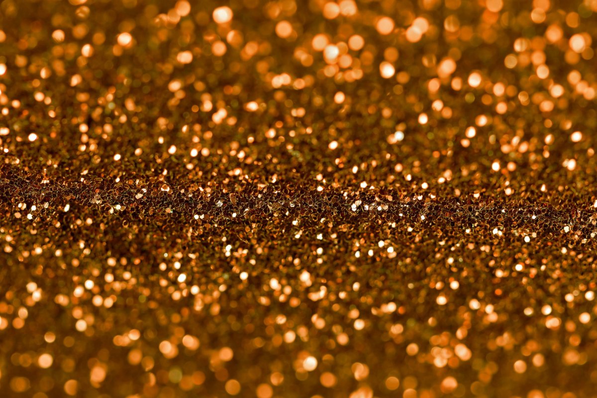 Коричневые блестки