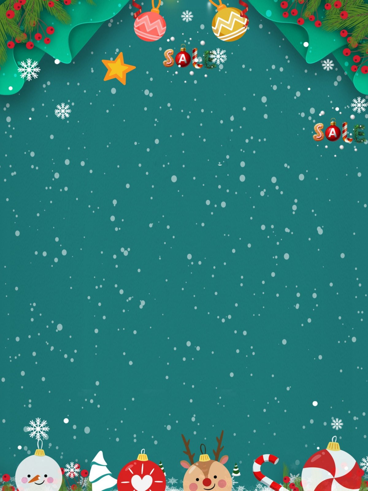 Снежный фон