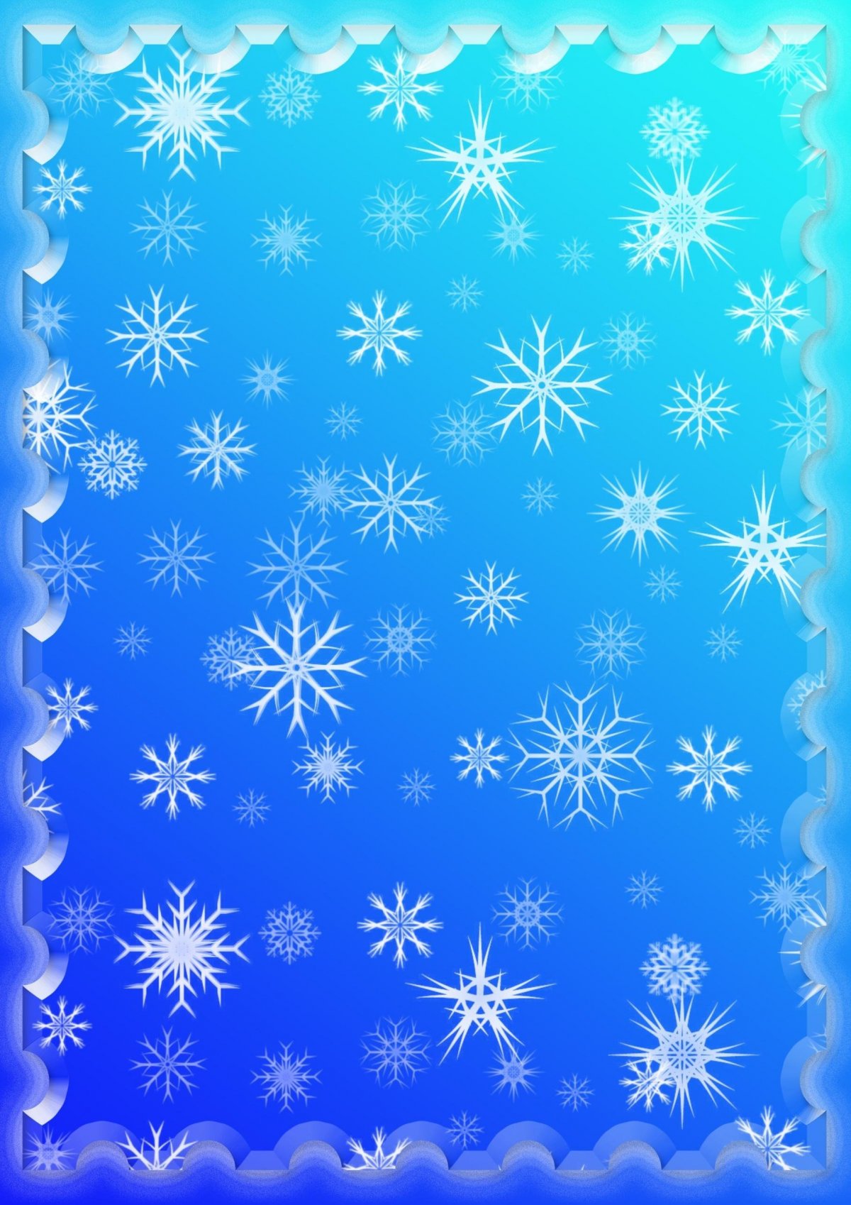 Зимний фон для презентации