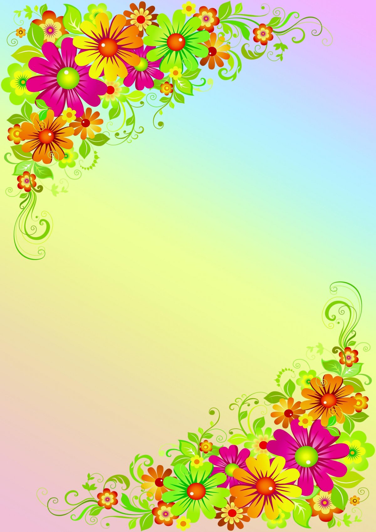 Фон с цветами