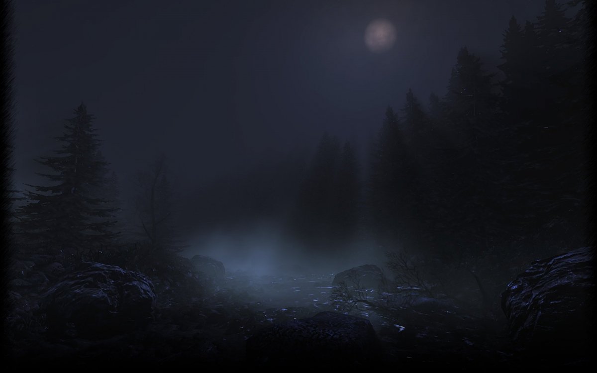 Красивый темный фон