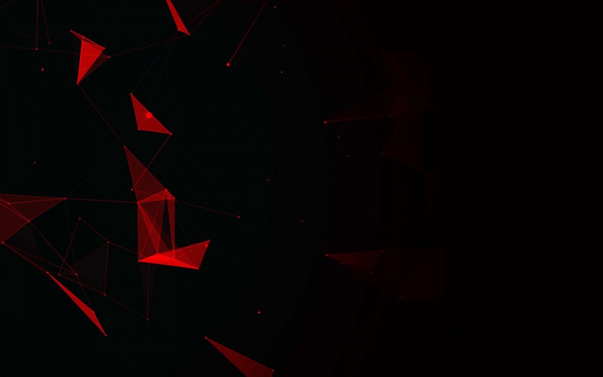 Минимализм красный черный