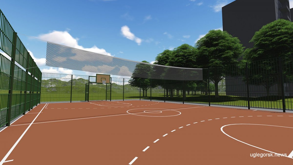 Визуализация спортивной площадки