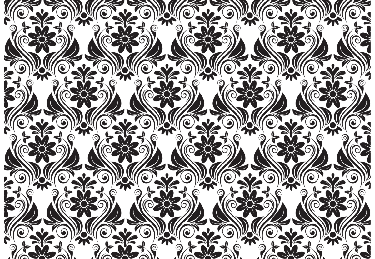 Черно белые узоры