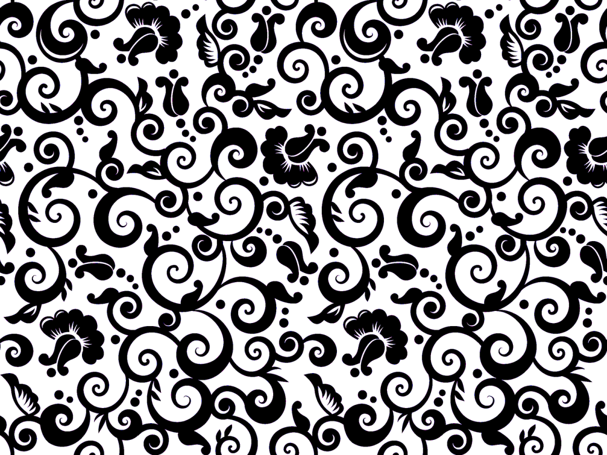 Черные узоры