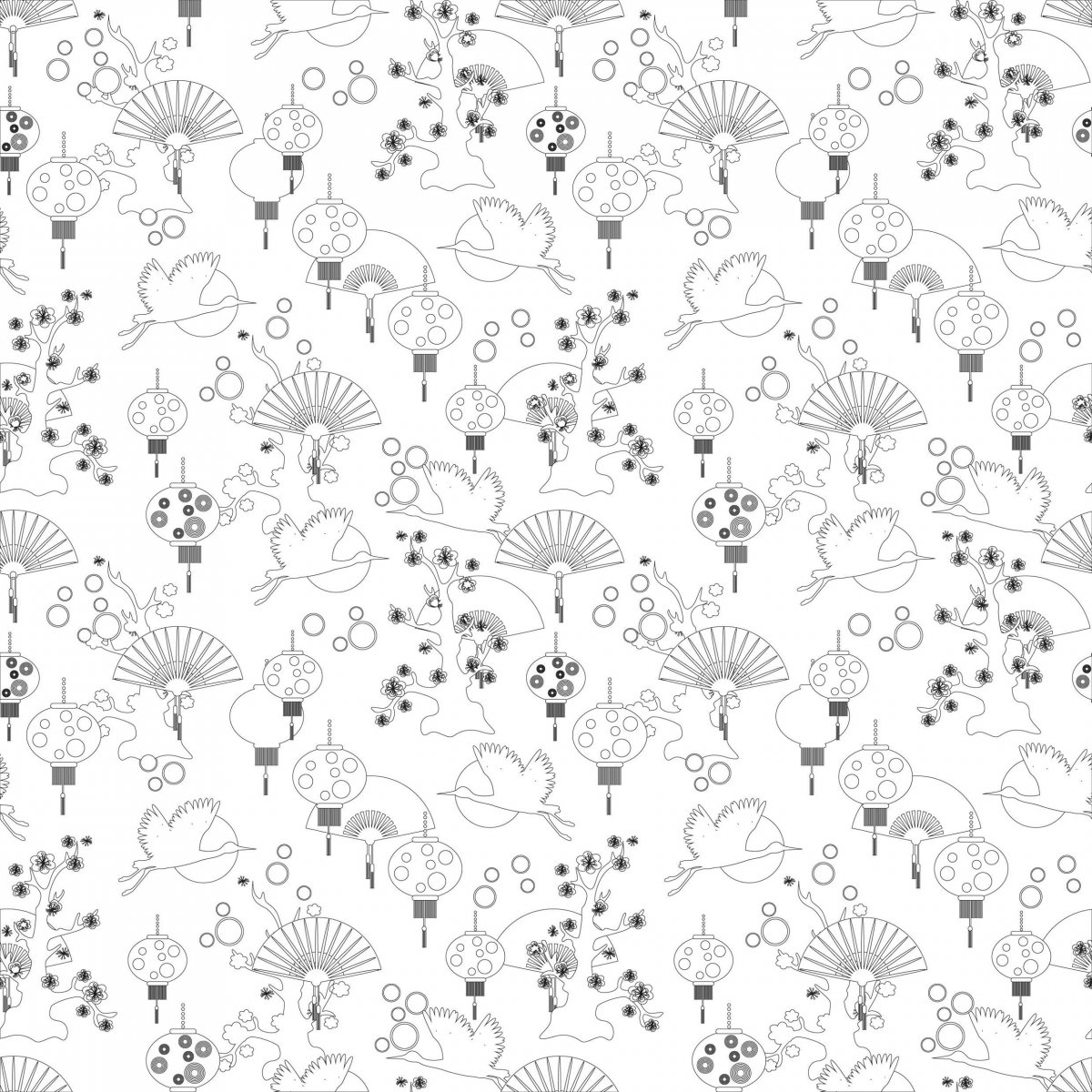 Черно белые узоры