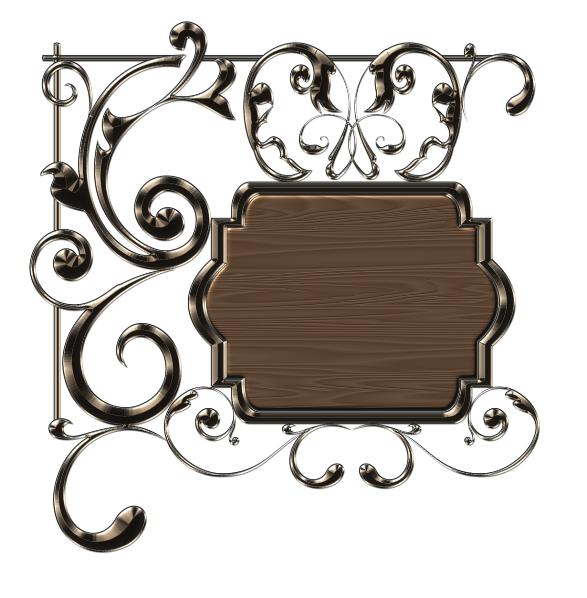 Рамка Винтажная на табличку