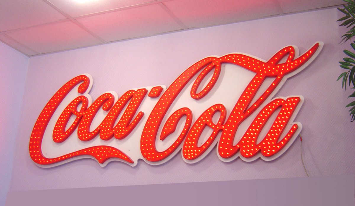 Интерьерная светящаяся вывеска