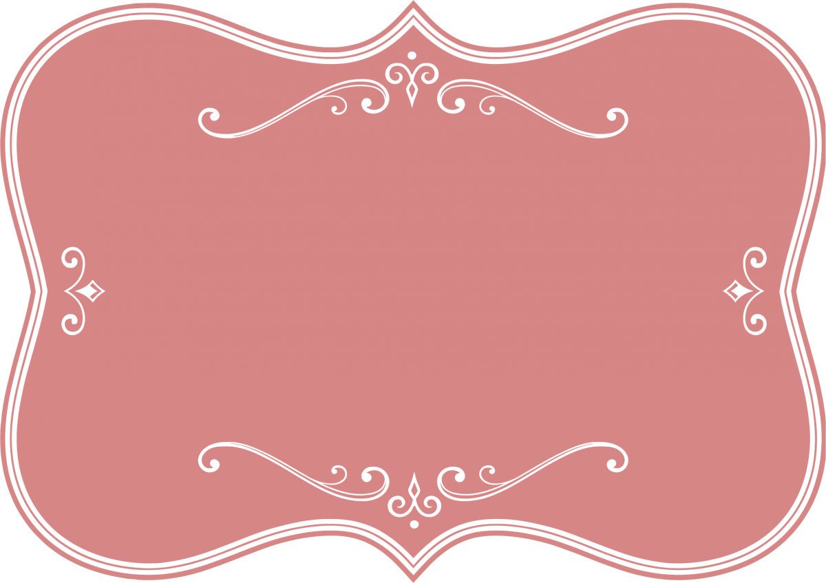 Фигурная рамка для текста