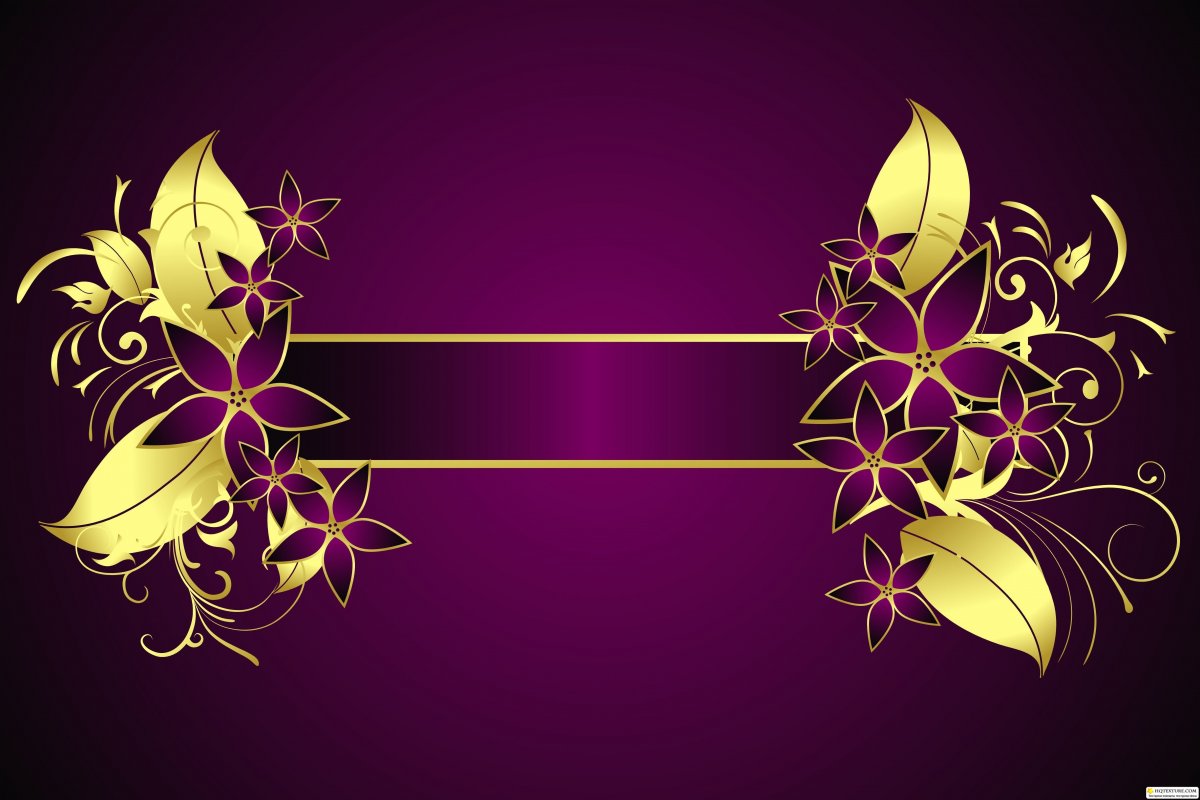 Фиолетовый с золотом