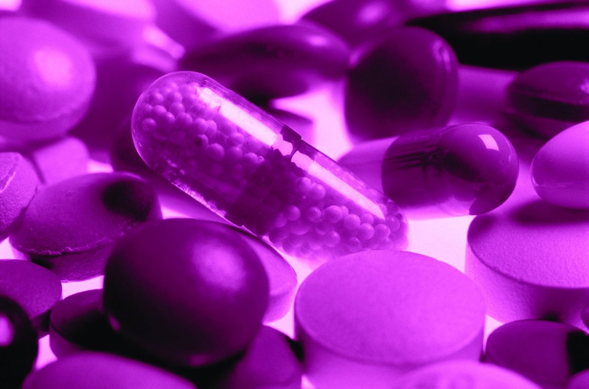 Фиолетовые таблетки