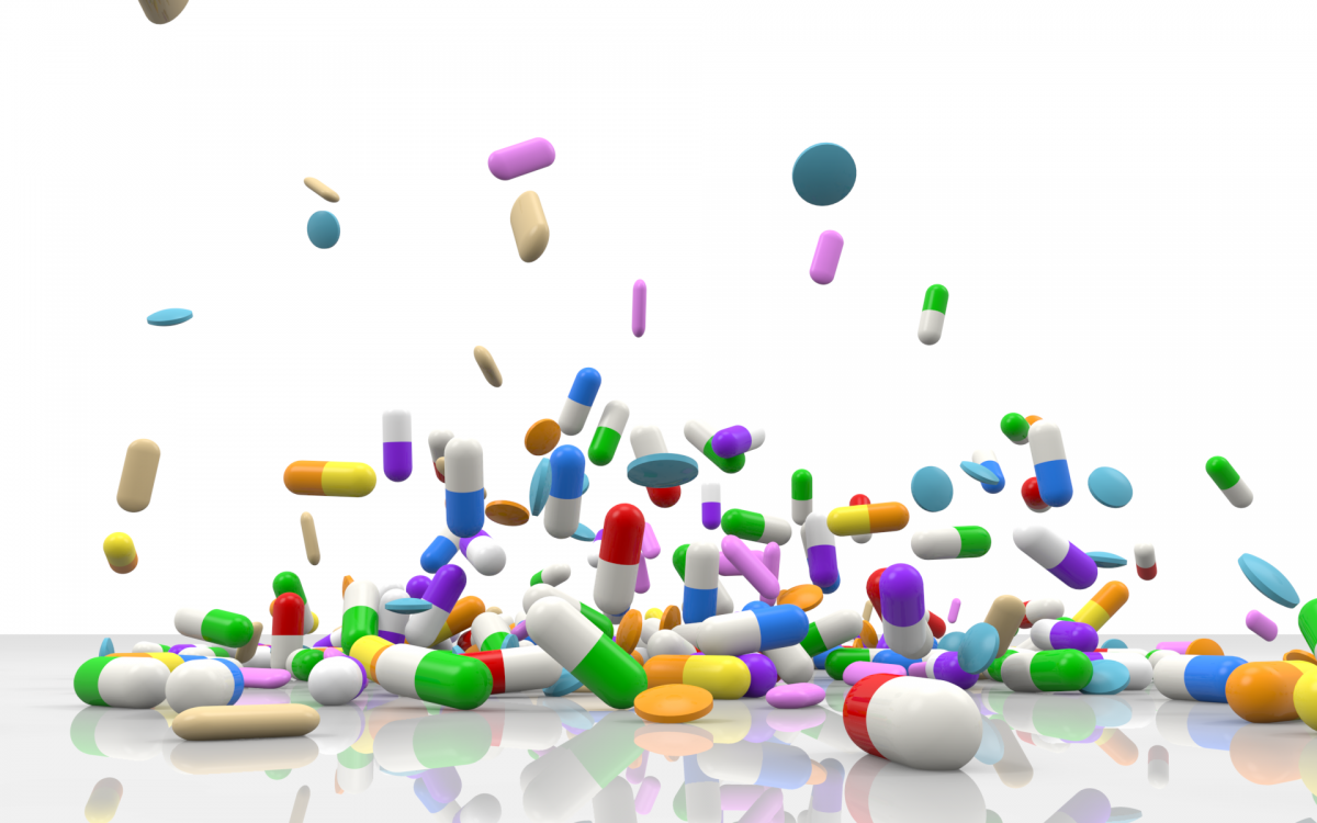 Рассыпанные таблетки