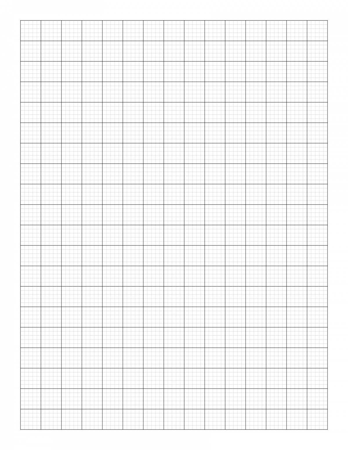 Лист миллиметровой бумаги а4