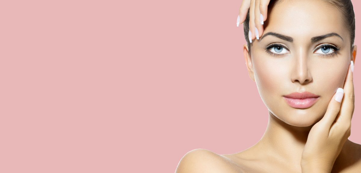 Красивое ухоженное лицо