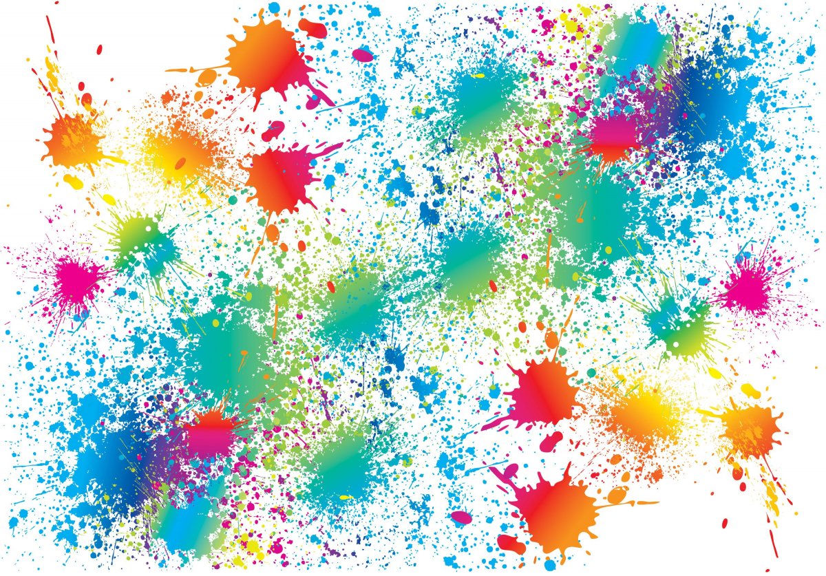 Разноцветные брызги