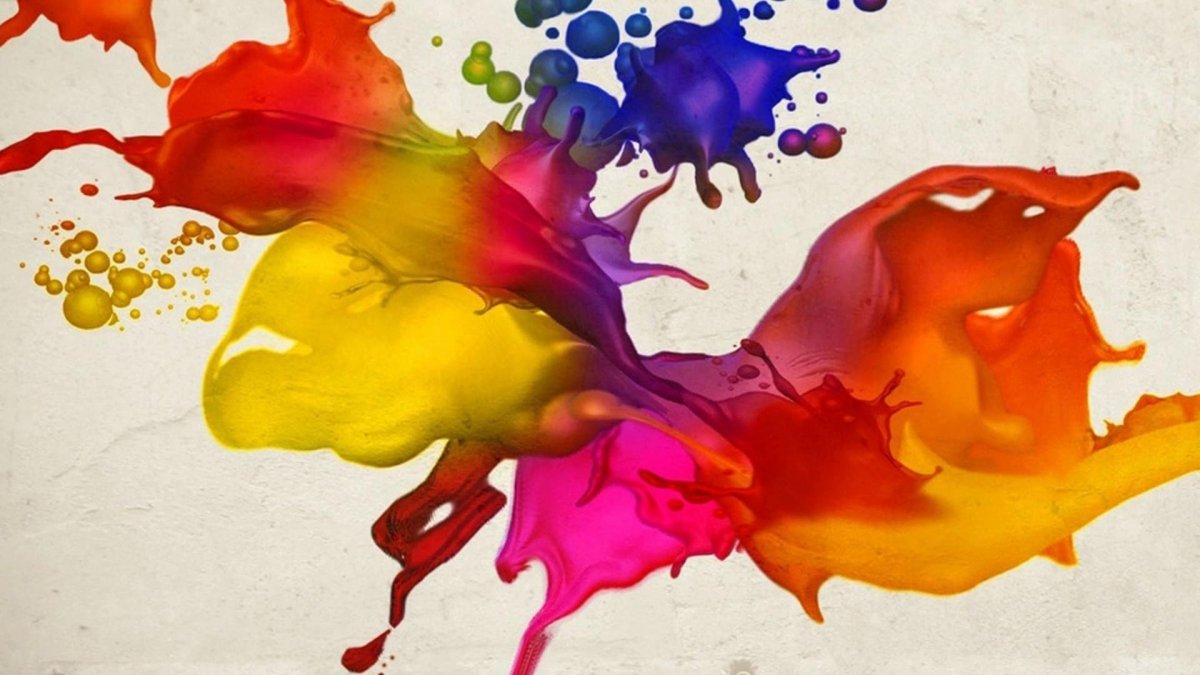 Разноцветные Кляксы