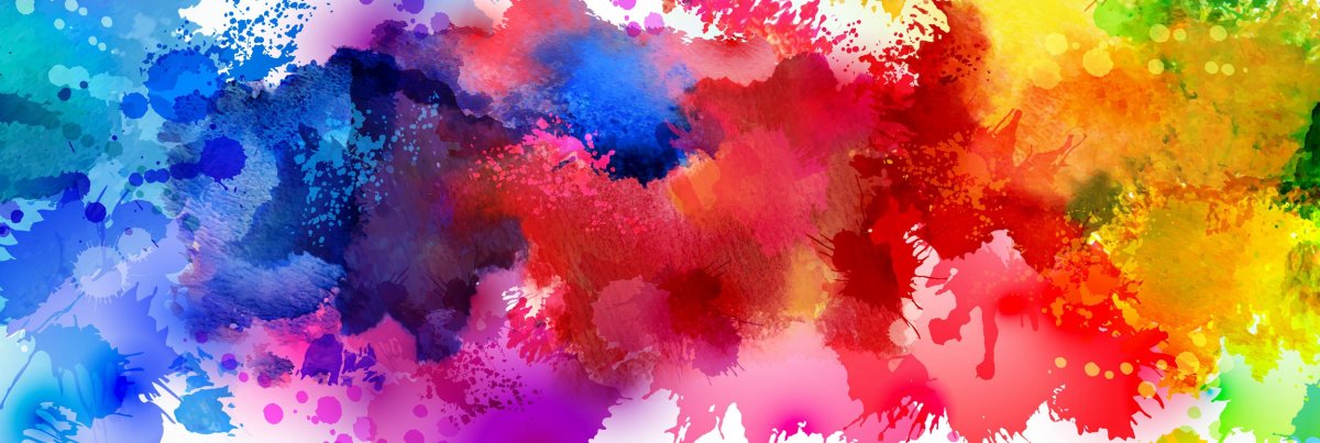 Яркие Акварельные пятна