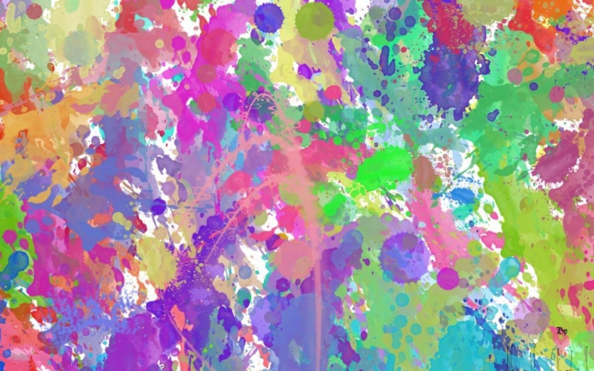 Разноцветные мазки