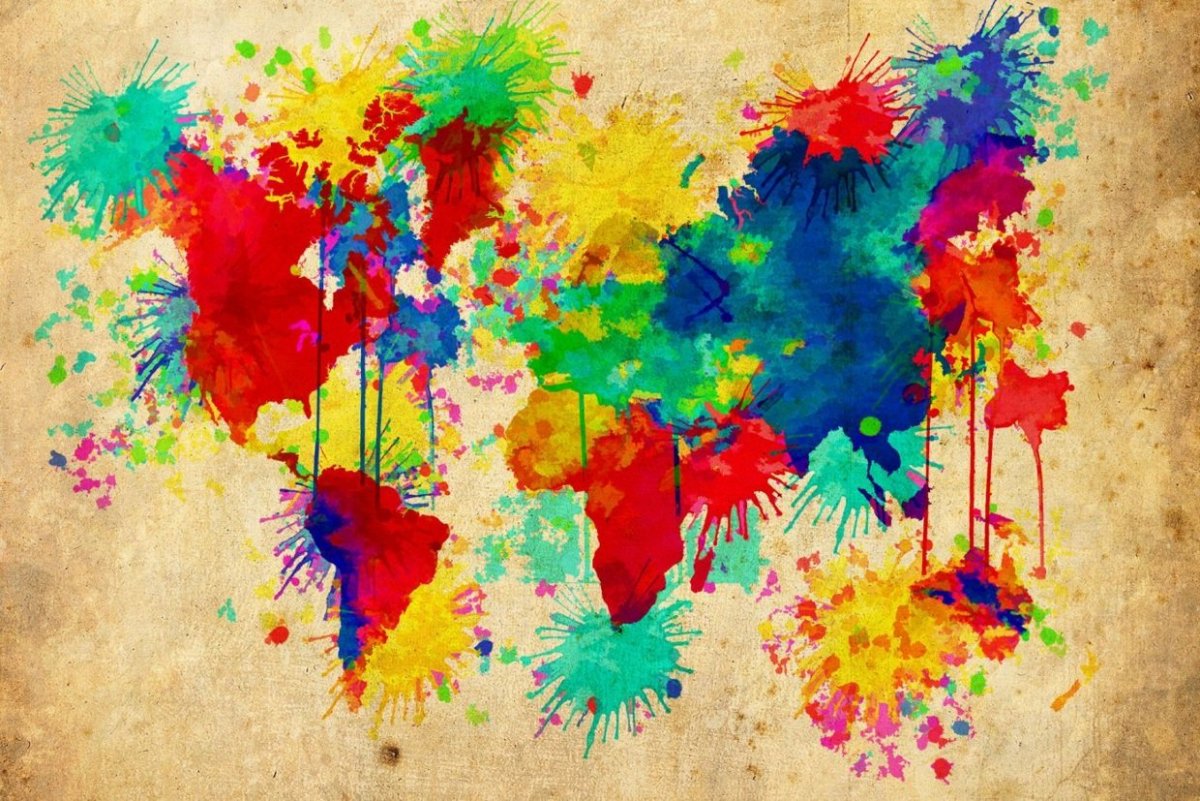 Брызги краски