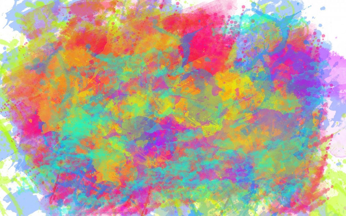 Разноцветный фон красками