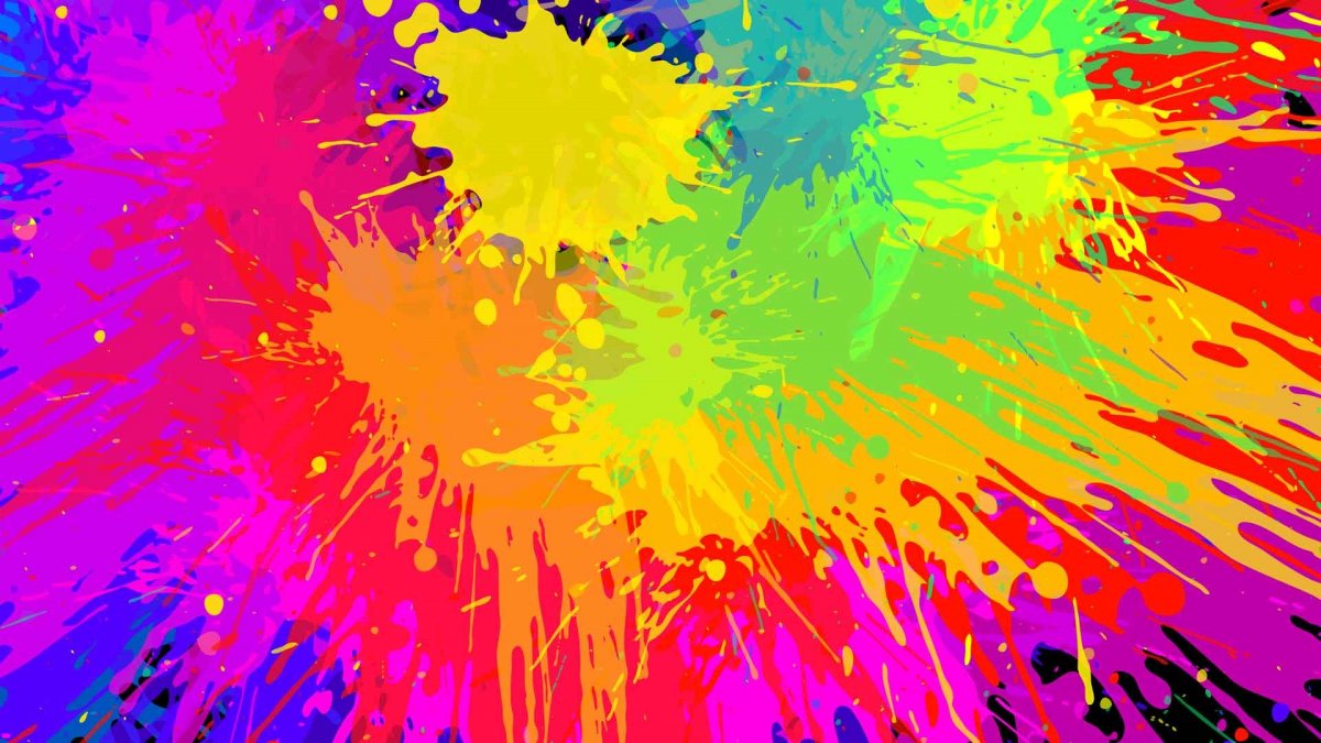 Яркие краски