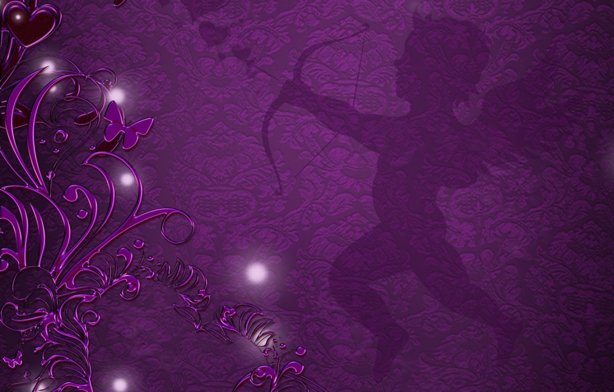 Сиреневые обои