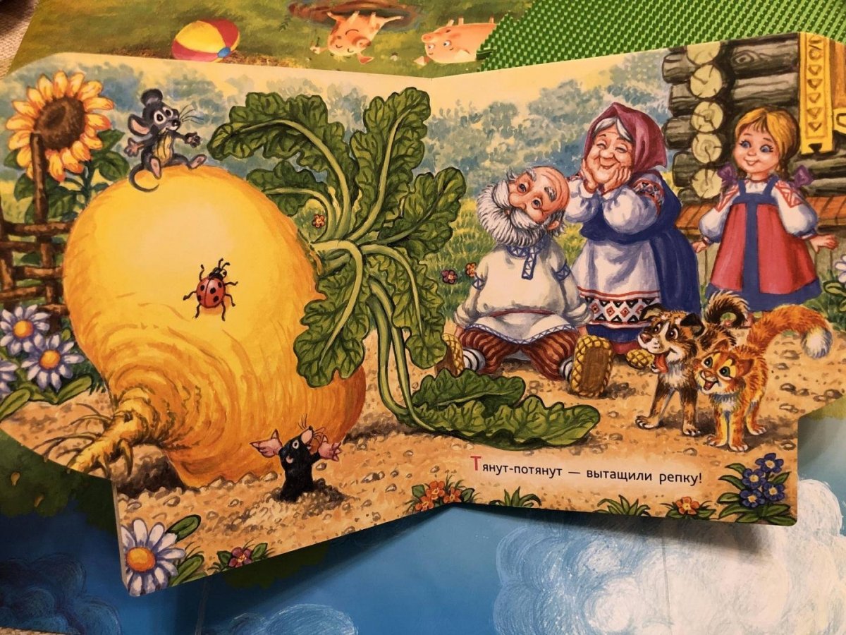 Книжное иллюстрирование Репки