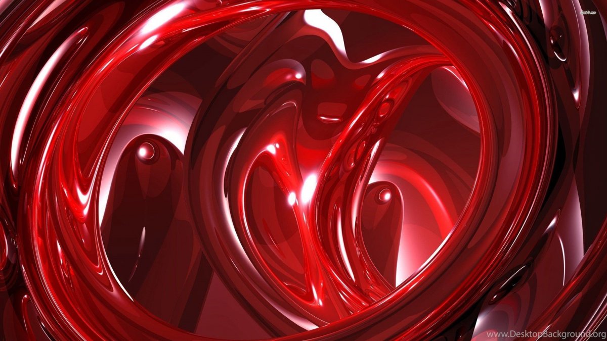 Абстракция в Красном цвете