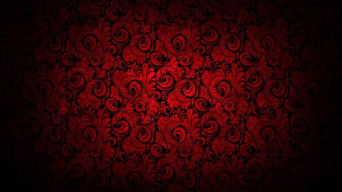 Красно черный узор