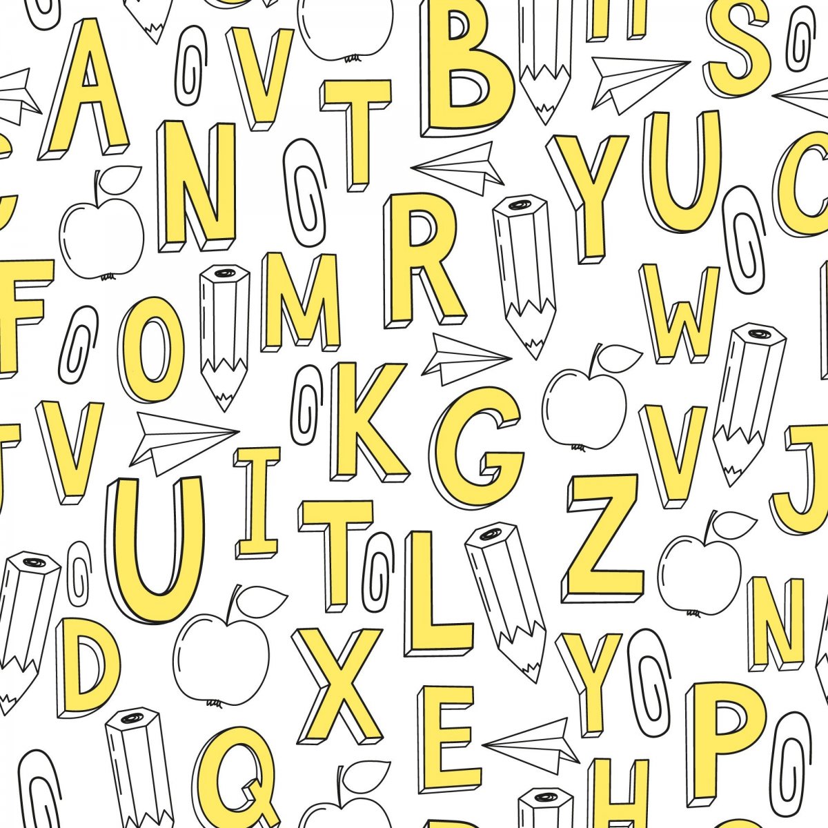 Паттерн буквы