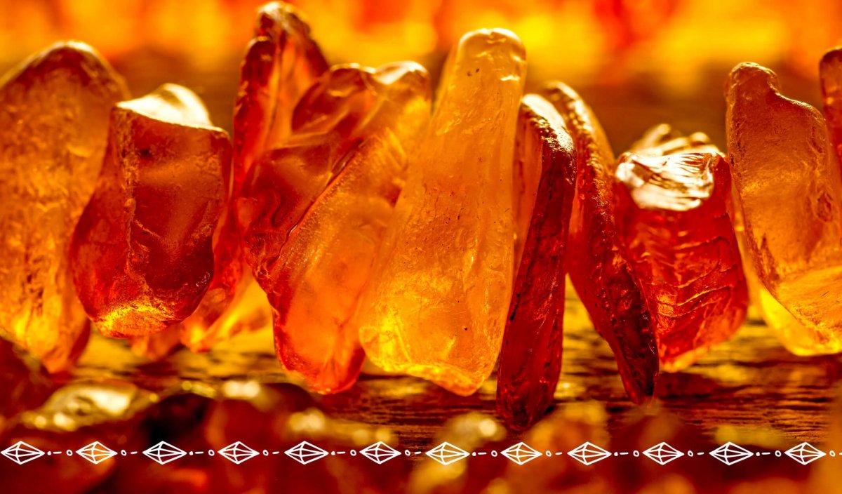 Фон в янтарных цветах