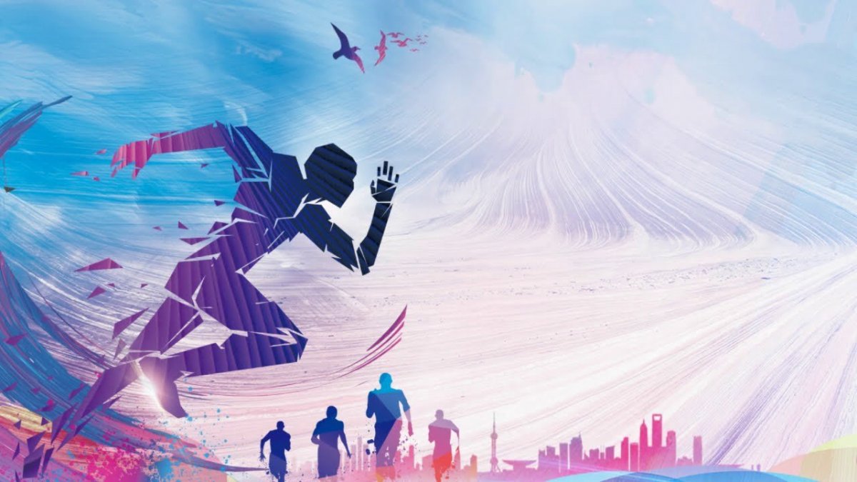 Спортивный фон линии