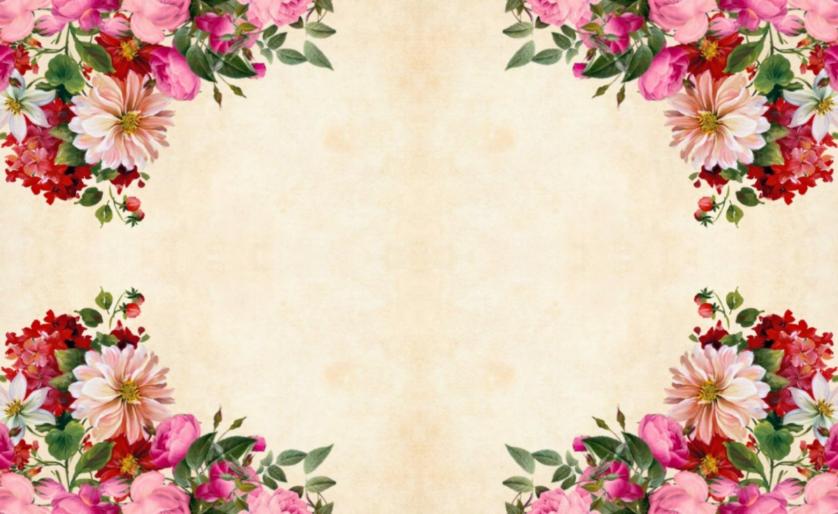 Цветочный фон для текста