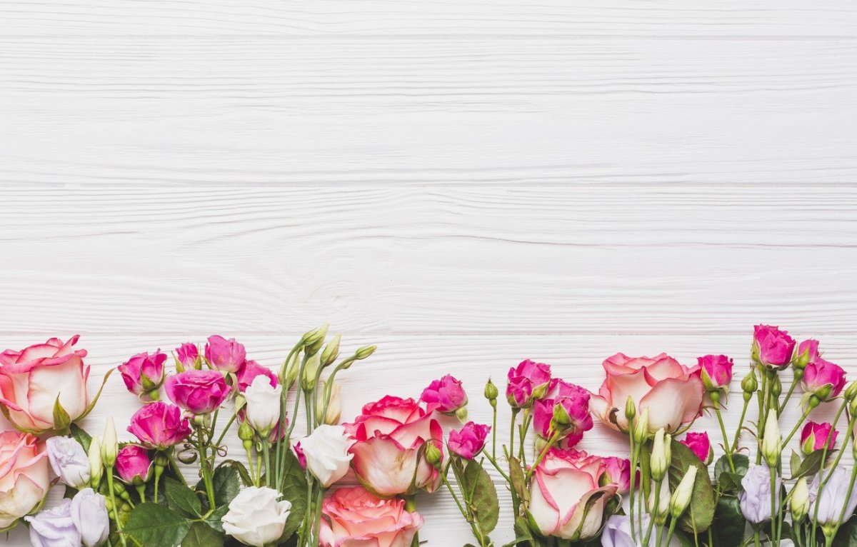 Фотофон цветы