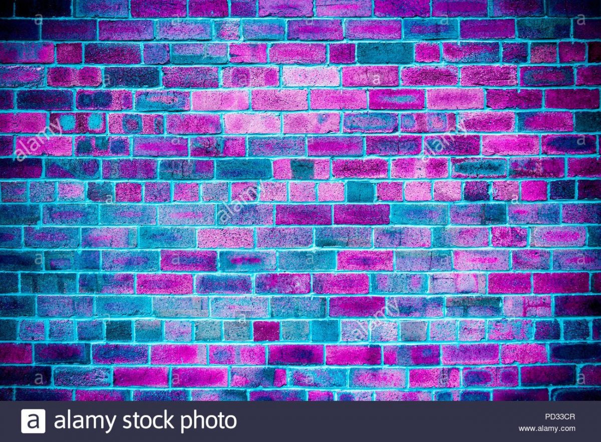 Фуксия на фоне кирпичной стены