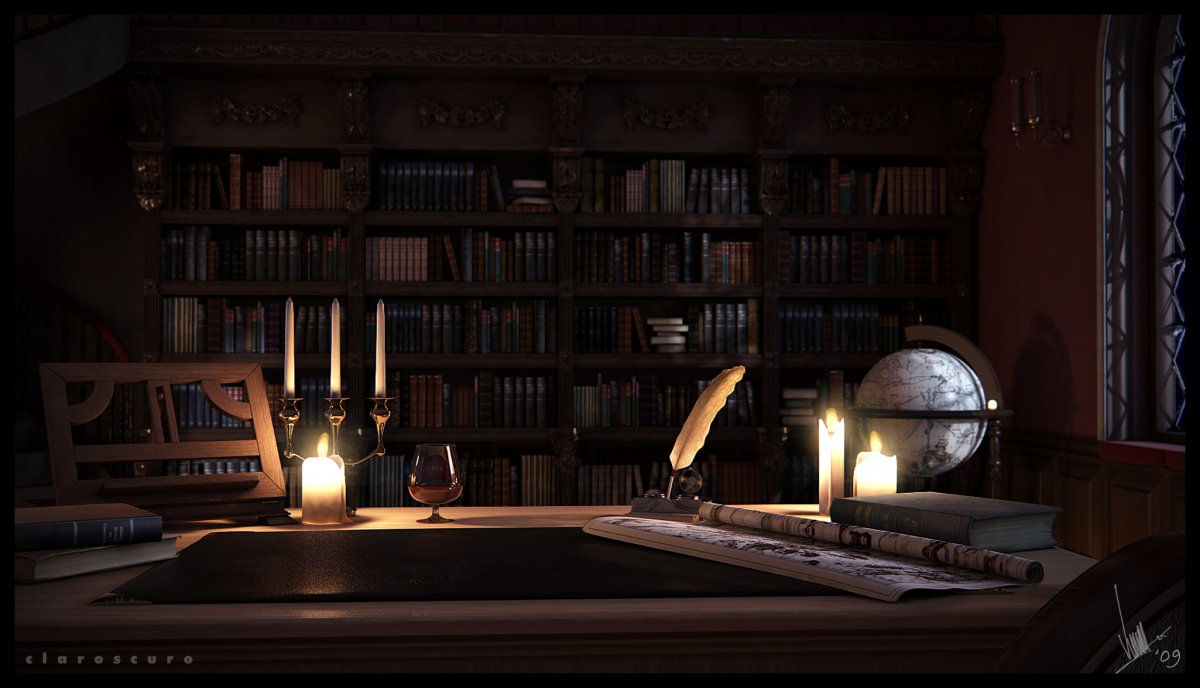 Геншин библиотека фон