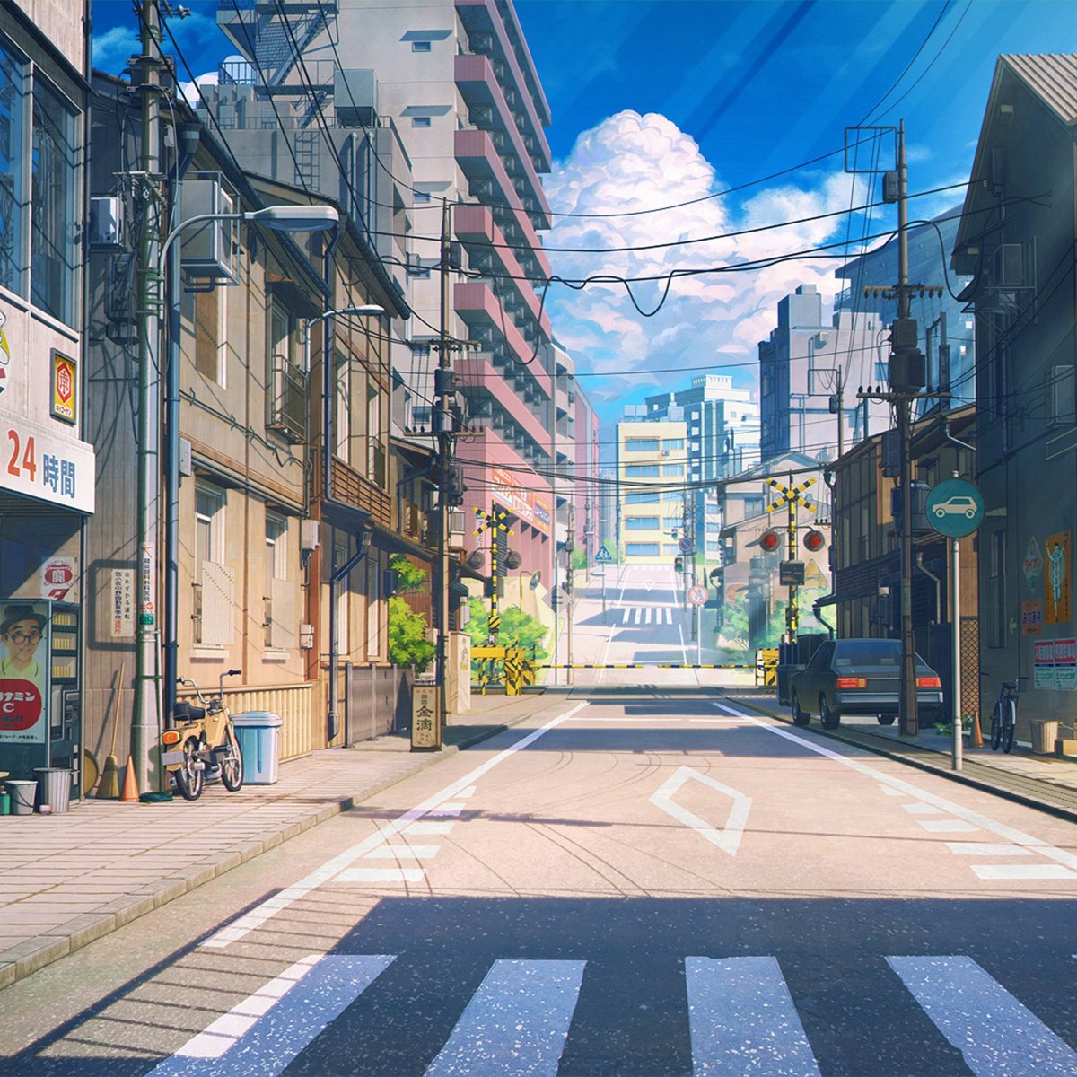 Пейзаж гача лайф улица