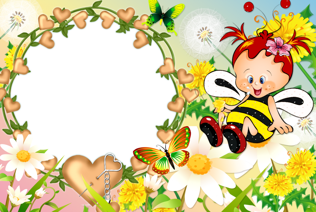 Рамка детская пчелки