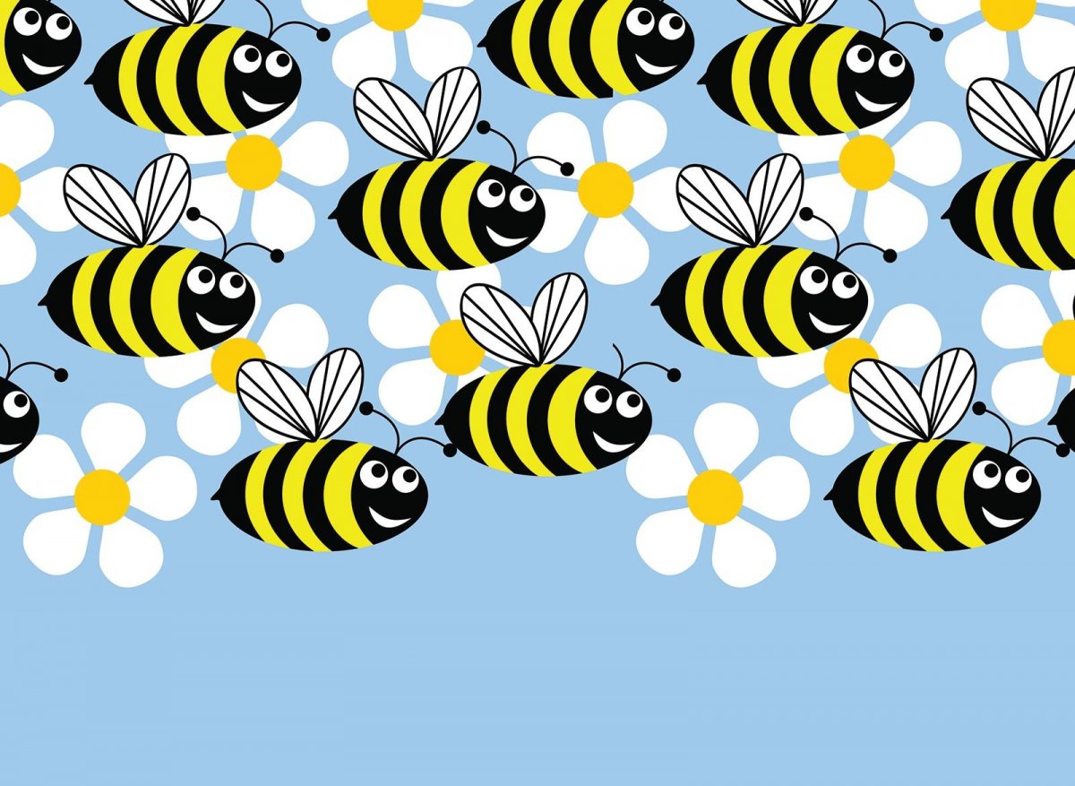 Разноцветные пчелки