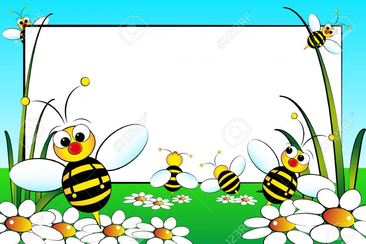 Рамка насекомые для детей