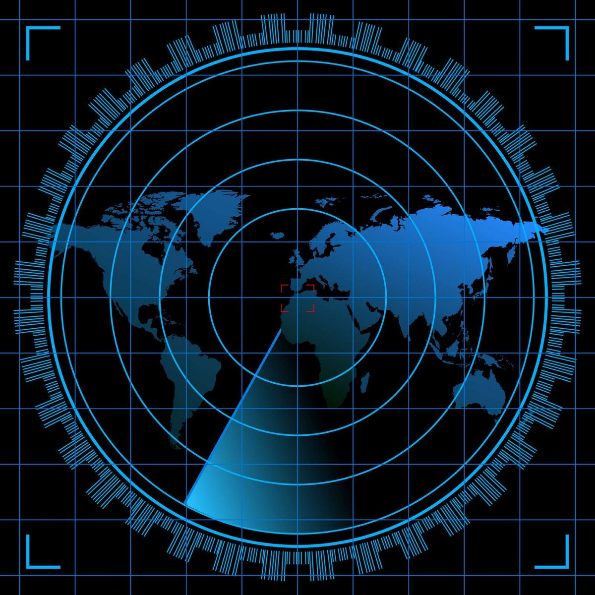 Экран радара для фотошопа