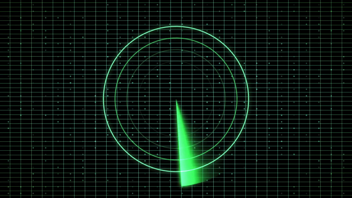 Screen Radar background PNG Yellow