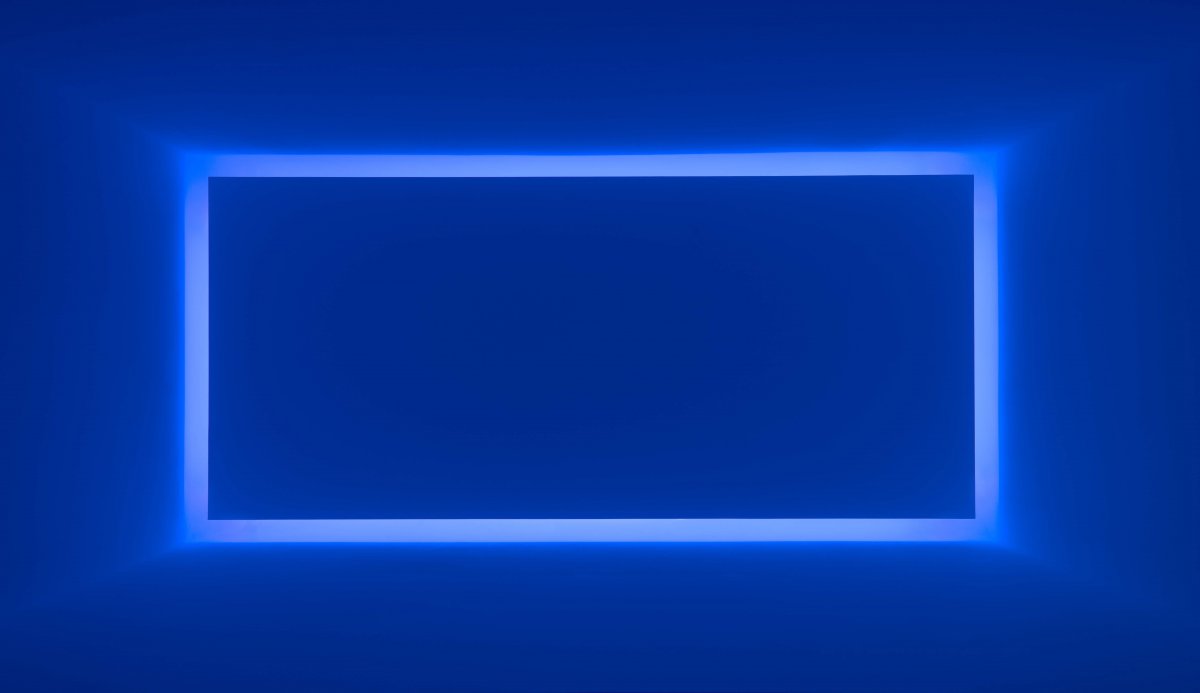 Синий неоновый фон